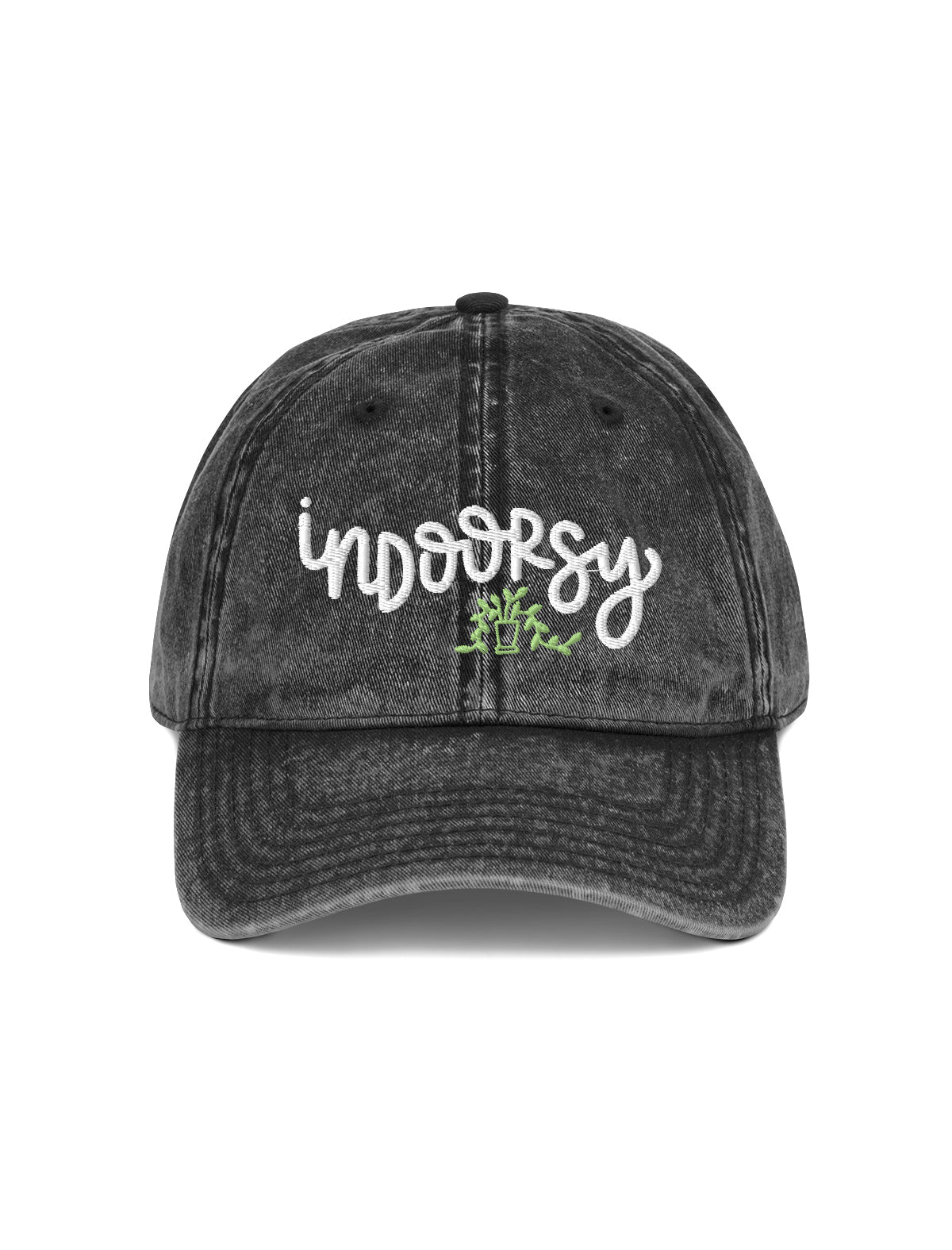 Indoorsy Potted Plant Embroidered Dad Hat