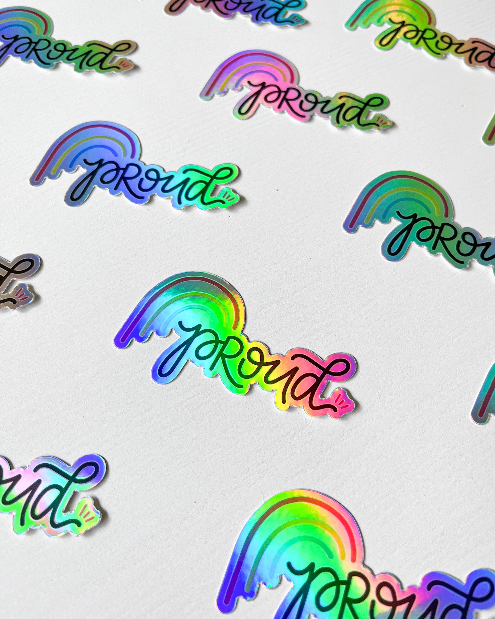 Proud Rainbow Holo Sticker