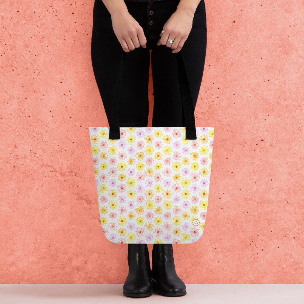 Sunshine Daisy Tote Bag